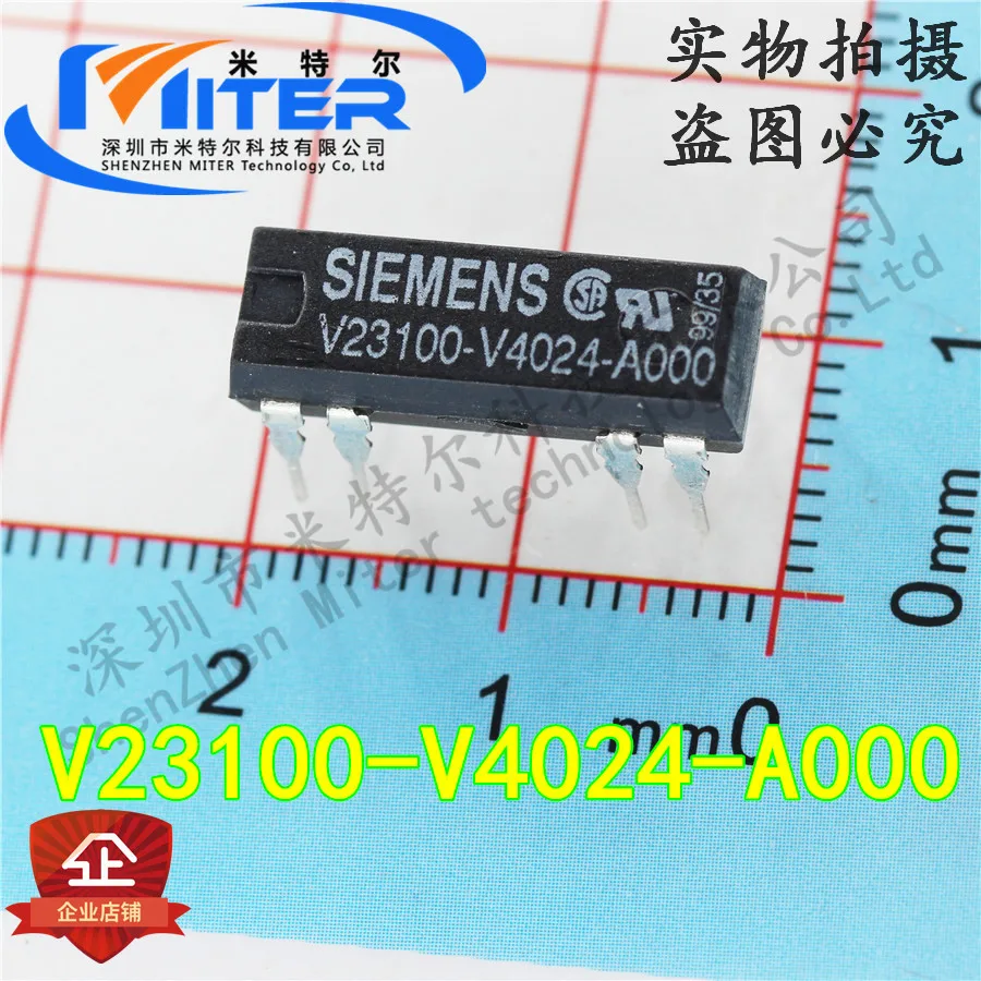 Оригинальный новый 100% V23100-V4024-A000 сухой весенний язык реле 1A24V нормально открытый
