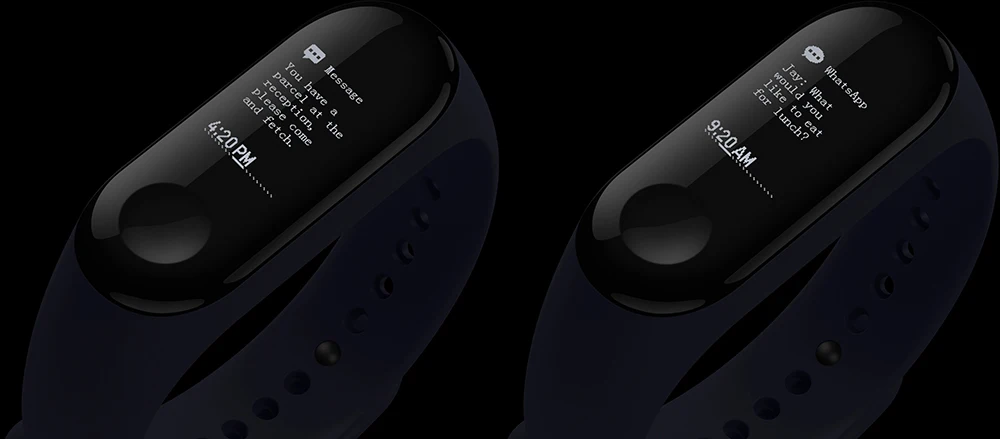 Глобальная версия Xiaomi mi Band 3 mi band 3 Смарт Bluetooth фитнес-трекер OLED экран водонепроницаемый смарт-браслет для IOS и Android