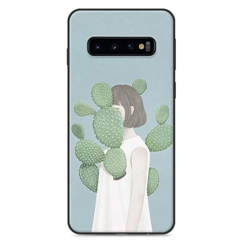 Чехол для Samsung galaxy S10 мягкий силиконовый чехол защитный S 10 задней панели |