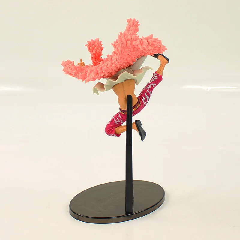 25cm Donquixote Doflamingo cool fighting action figure model toy Hot Anime black base | Игрушки и хобби
