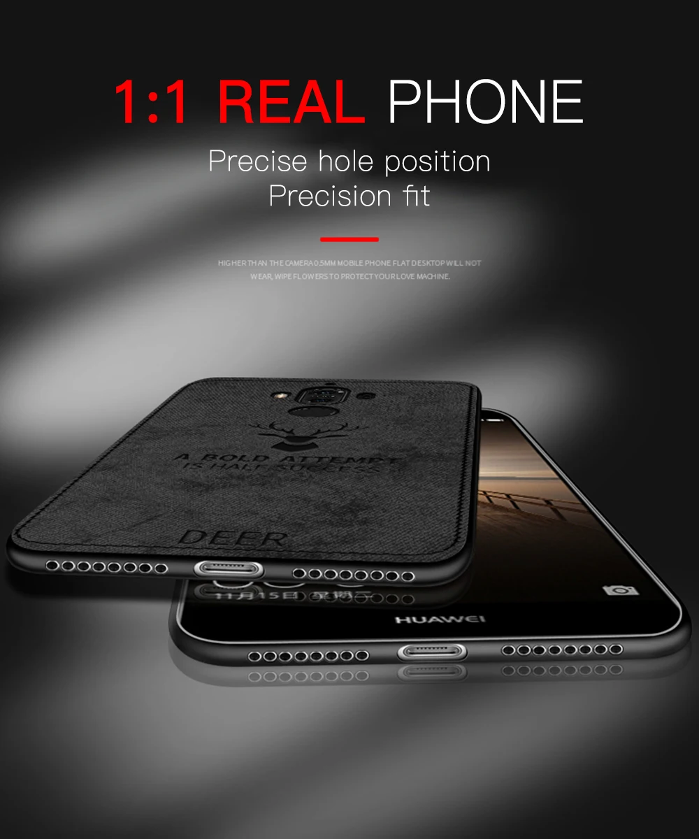 Тканевый чехол для телефона с оленем и Бэтменом для huawei mate 8 9 10 20 Pro P9 P10 Plus P20 P30 Pro Lite Honor 8 9 10 Lite 8X Play чехол s