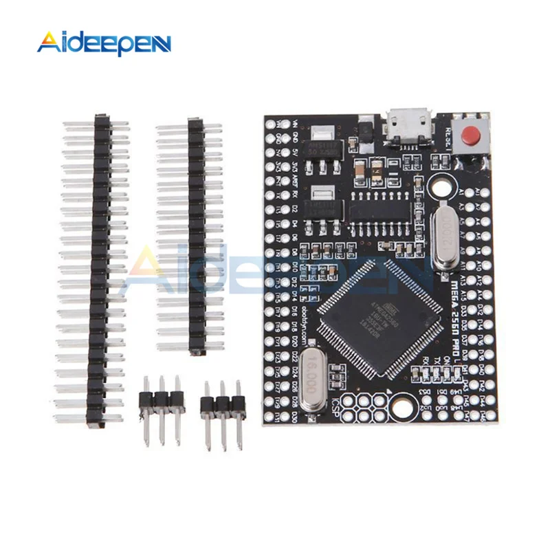 Микросхема Mini 5V MEGA 2560 PRO CH340G/2560 с разъемом для штырьков совместима Arduino Mega Набор