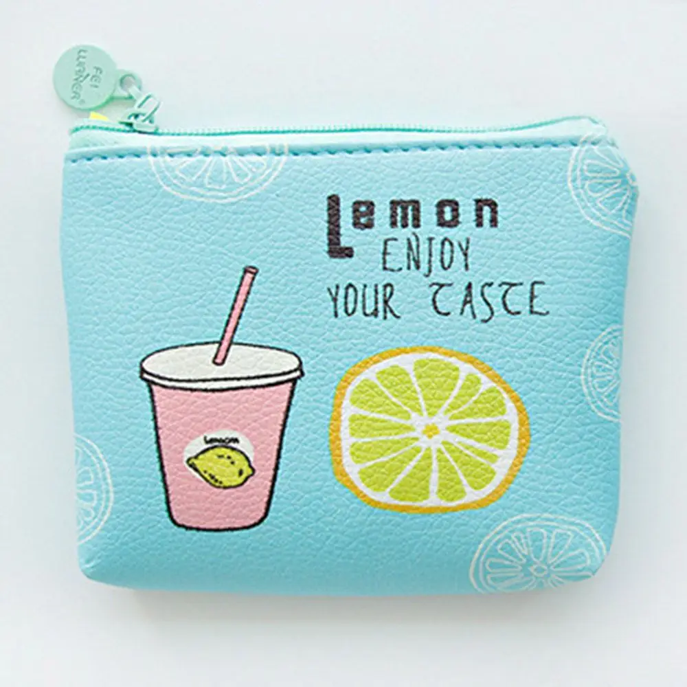 

Cute Cartoon Animal Fruit Coin Purses Women Mini Wallets Card Holder Key Money Bags Girls Purse Pouch