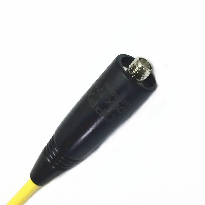 Желтая Мягкая двухсегментная антенна фотосессия 144 / 430 МГц для Kenwood TK3107 TK3207 TK3307 TK