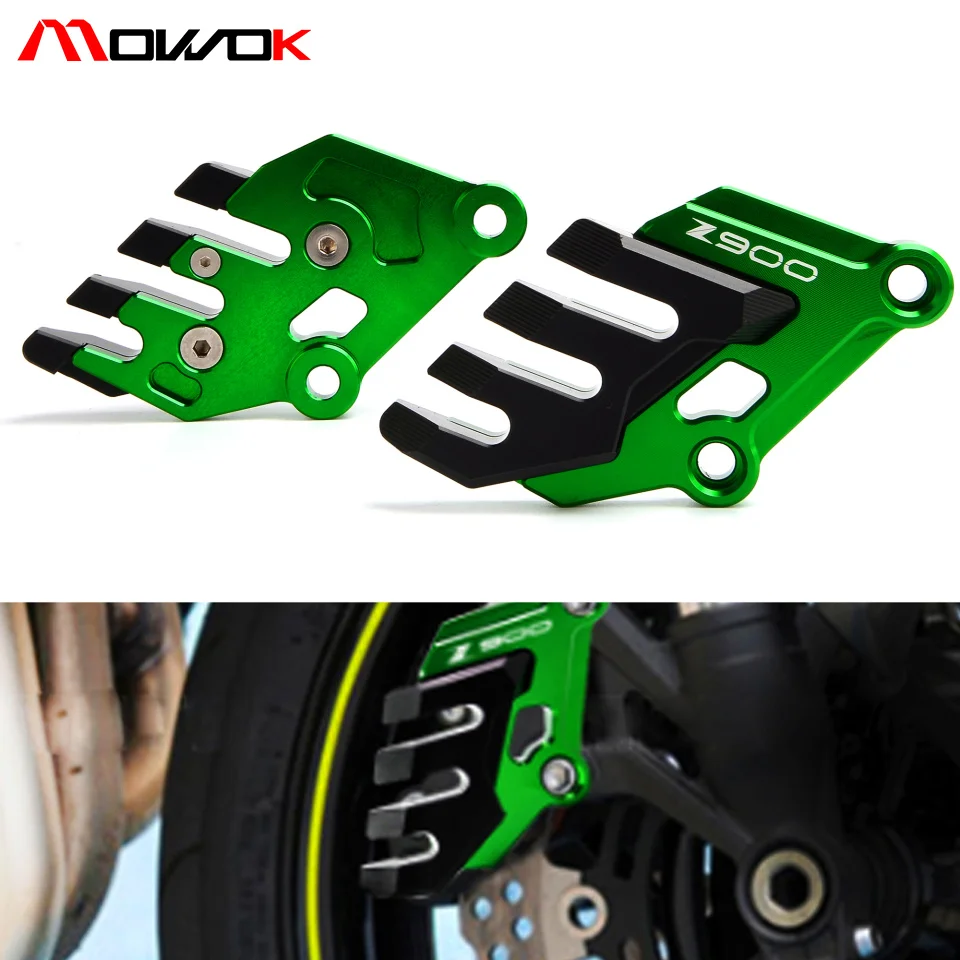

Аксессуары для мотоцикла CNC, передний тормозной диск для Kawasaki Z900 2017 2018, Скоба скольжения, защитная крышка