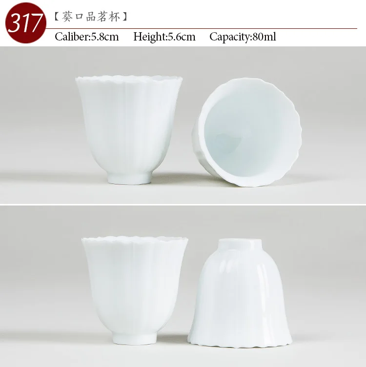 

NO.317 Chinese high quality Ceramic tea cup 80ml Kung fu tea set porcelain Japanese Style Handmade painted teacup Small tea bowl