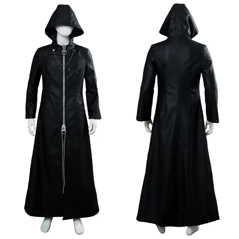 Kingdom Hearts III Cosplay Costume office Trech Coat Uniform Organization Halloween Carnival Custom Made | Тематическая одежда и