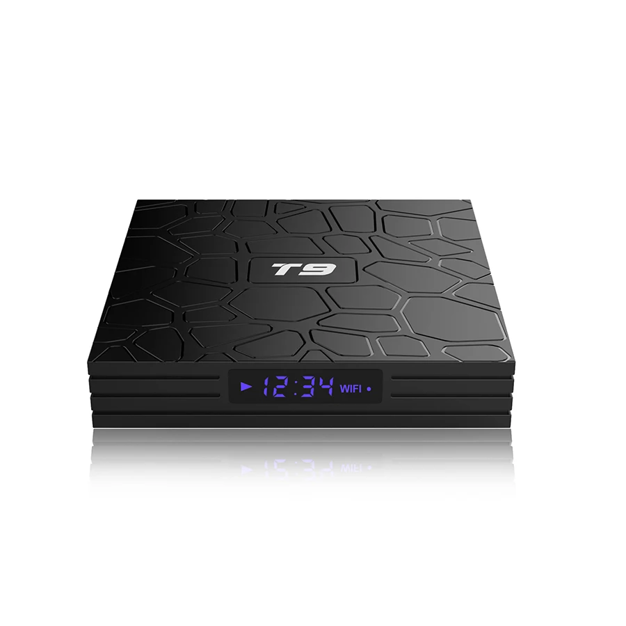 Android 9 0 ТВ приставка T9 RK3328 Четырехъядерный 4 ГБ ОЗУ 32 Гб ПЗУ USB 3 Smart tv 4K