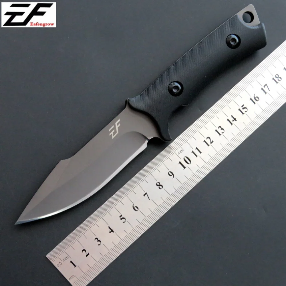 Eafengrow EF21 58 60HRC 440C Лезвие G10 ручка нож с фиксированным лезвием инструмент для