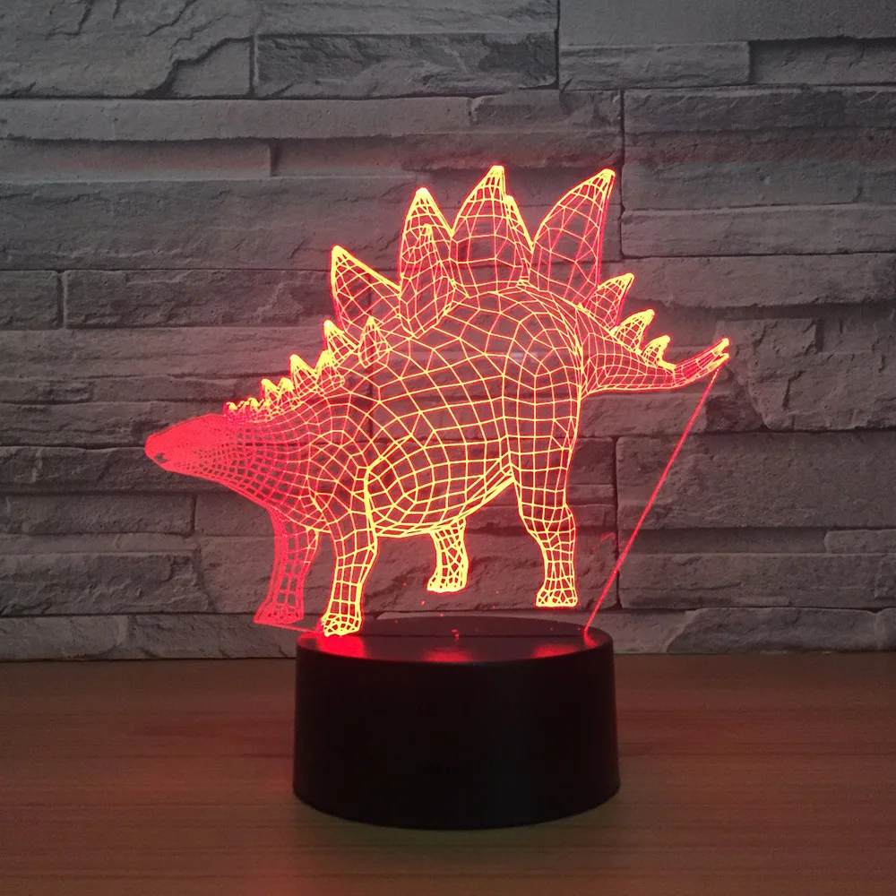 3d лампа Sword Dragon с цветным обесцвечиванием акриловый светодиодный Usb ночник