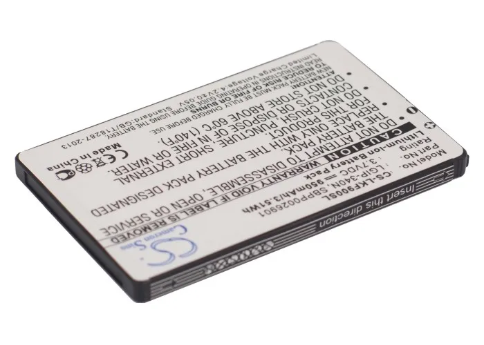 Аккумулятор Cameron Sino 950 мАч для LG GR700 KF900 KM555 KM555E KS500 KS660 LX265 Sprint Virgin Mobile 101|cameron sino|battery for
