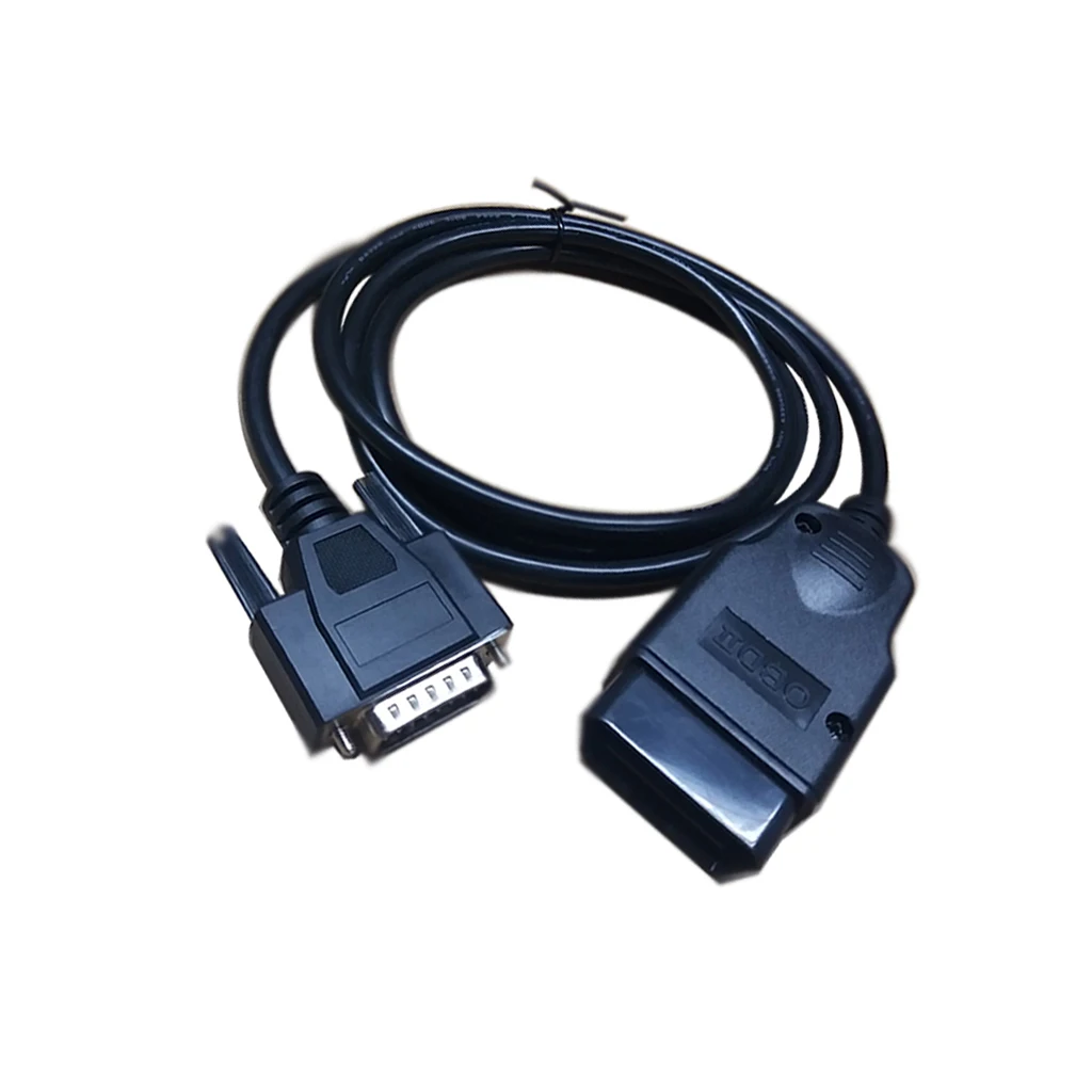 Кабель удлинитель OBD2 с 16 контактным штекером на 15 контактный штекер| |