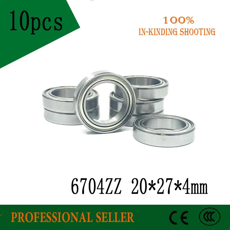 10 шт. радиальные шарикоподшипники 6704ZZ 20x27x4 мм|bearing bearing|bearing 10pcsbearing groove |