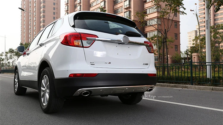 Бампер крышка/защитная противоскользящая пластина для Buick Envision 304 нержавеющая