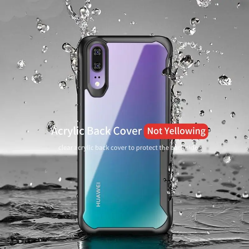 Модный чехол для Huawei P30 Mate 20 Pro прозрачный мягкий акриловый из ТПУ Nova 3i P20 pro Lite 10
