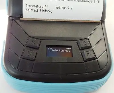 Портативный Bluetooth Беспроводной 80 мм штрих-код этикетки Термальность pos принтер