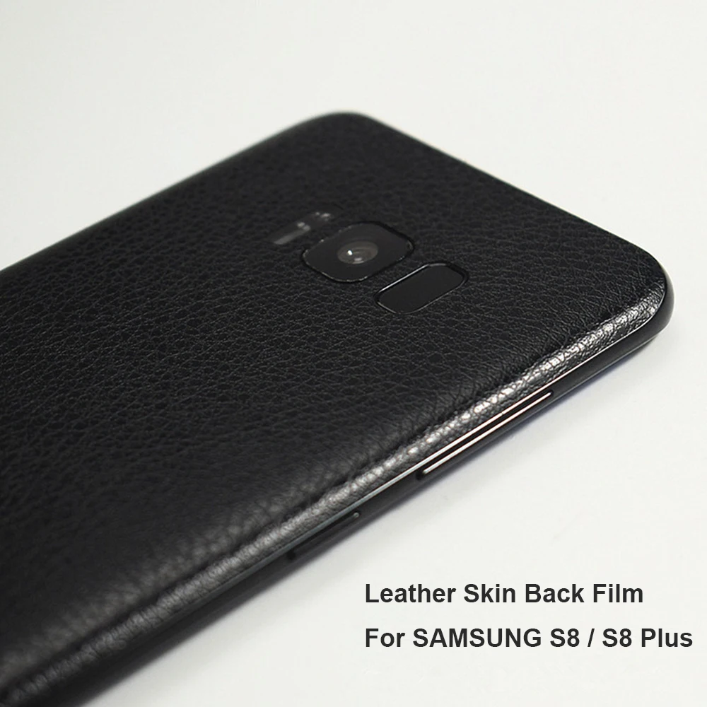 Back Film For Samsung Galaxy S8 / Plus Luxury Leather Skin Protective Sticker S8+ YIESOM New |
