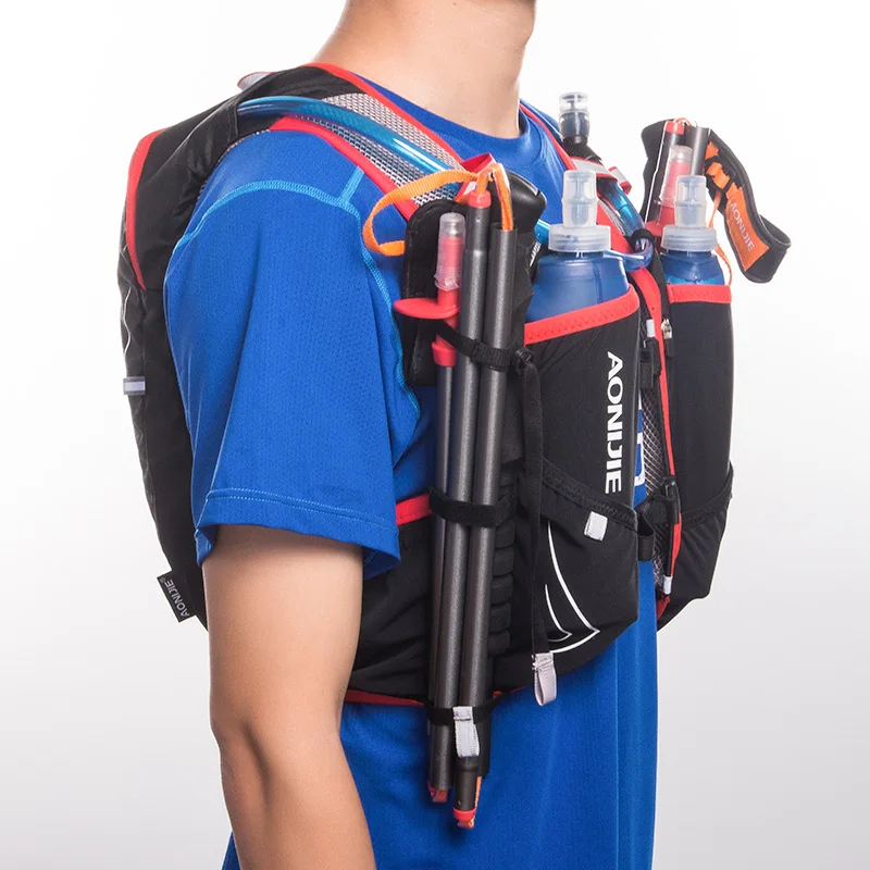 AONIJIE C928 5L Hydration Backpack Rucksack Bag Vest Harness For 2L Water Bladder Hiking Camping Running Marathon Race Sports