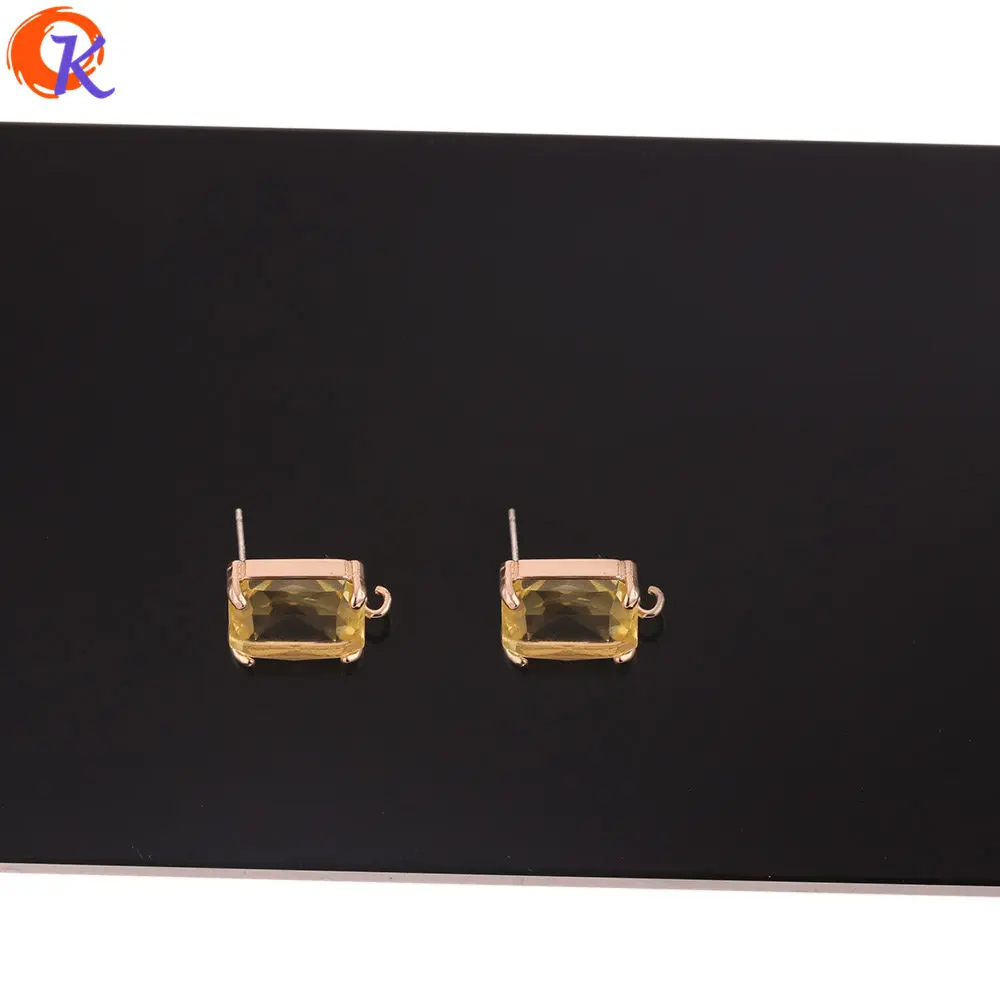 

Cordial Design 30Pcs 12*17MM Jewelry Accessories/DIY Making/Crystal Earrings Stud/Hand Made/Soft Needle/Earring Findings