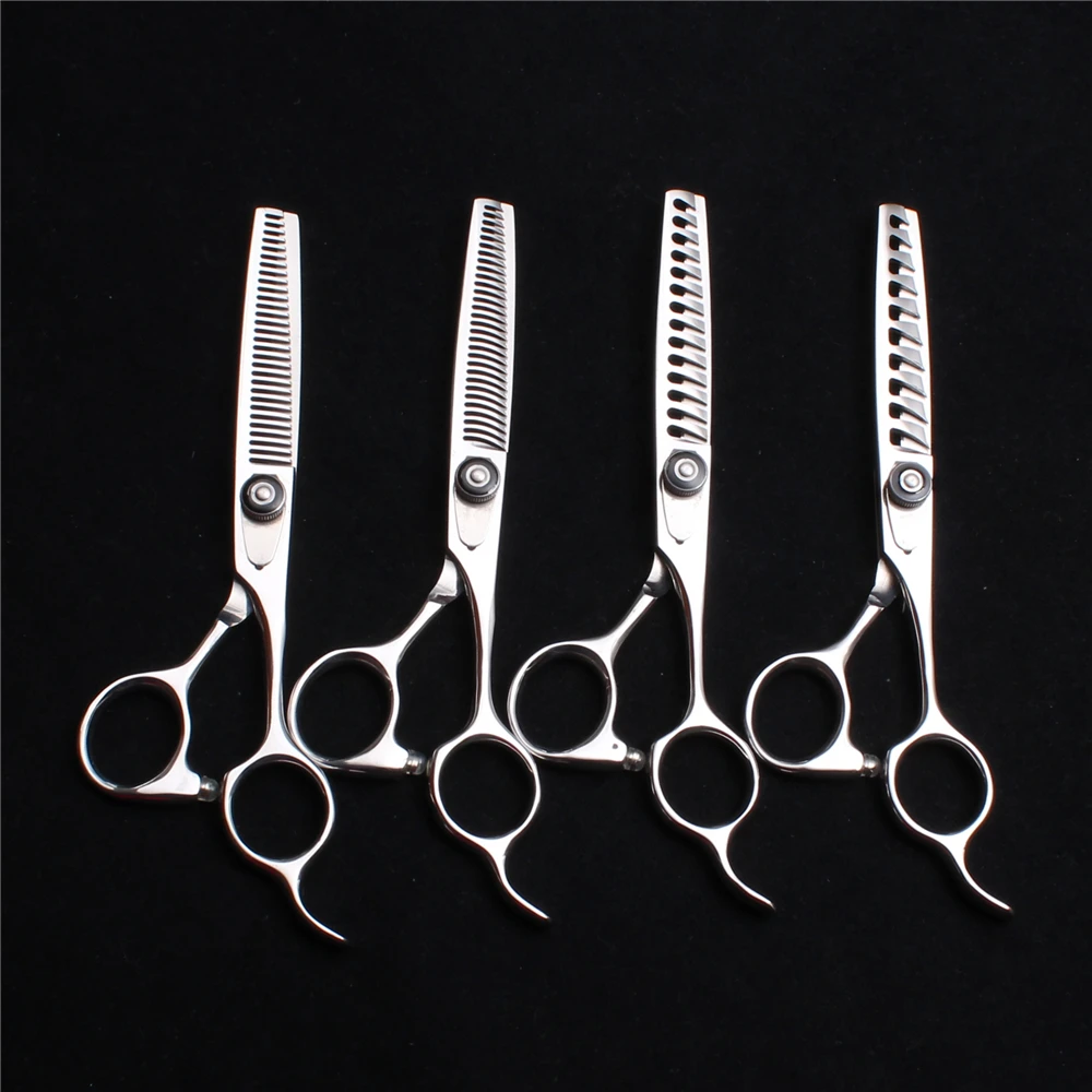 

6INCH 17cm Customized Logo JP 440C Haircut Scissors Professional Hairdresser's Shears Thinning Shears Salon Hair Scissors