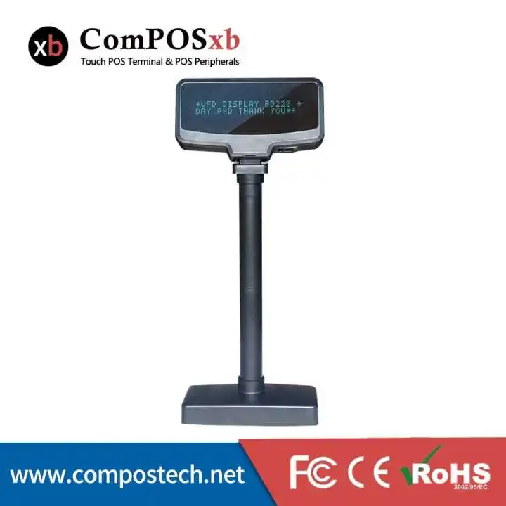 VFD дисплей клиента кассовый аппарат USB RS232 интерфейс|interface|interface usb |