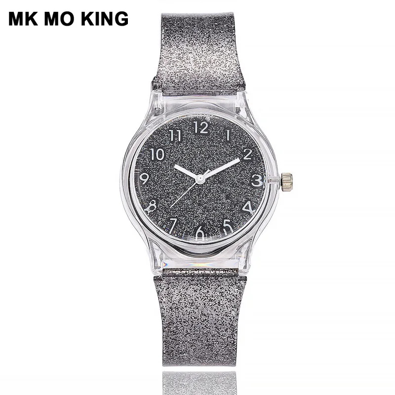 Silicone Transparent Plastic 2019 Women Watches Lovely Unique Ladies Girls Dress Quartz Wrist Watch Relogio Feminino Regarder | Наручные