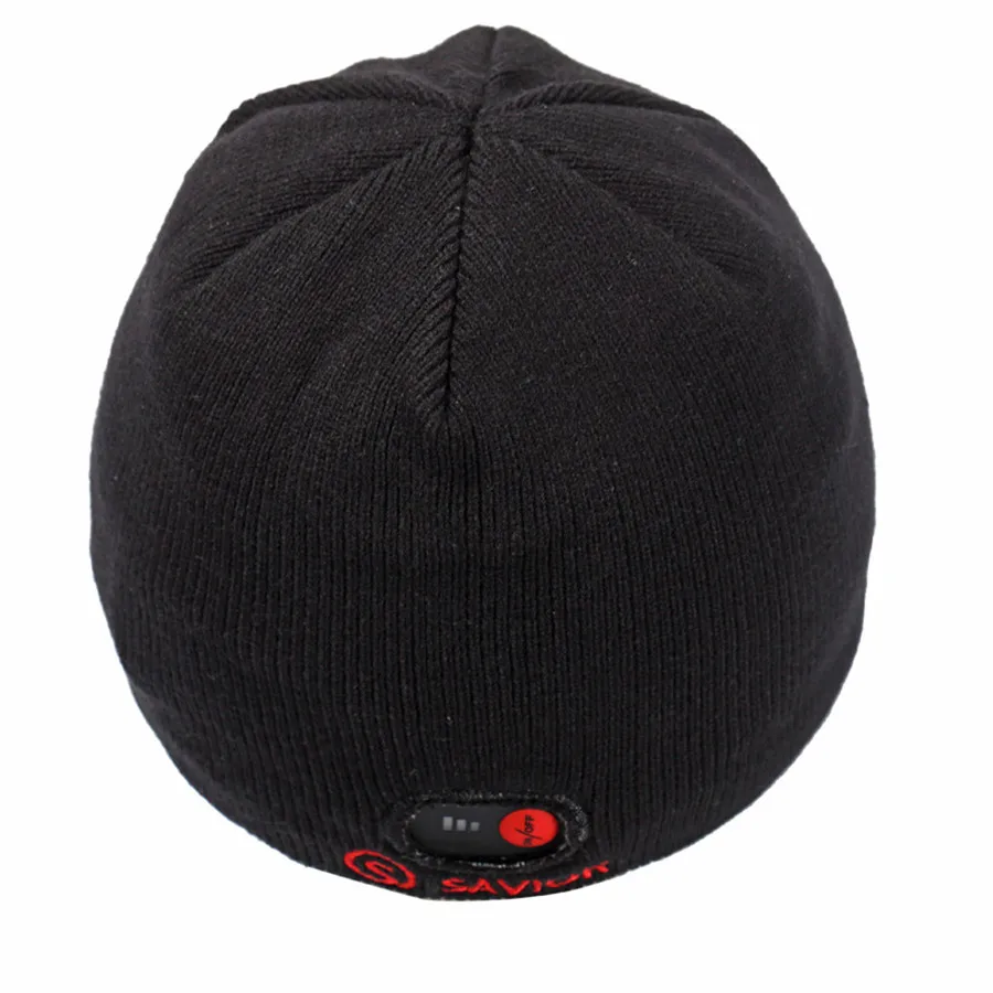 Открытый спортивные шапки Батарея с подогревом Вязание Шляпа Ветрозащитный