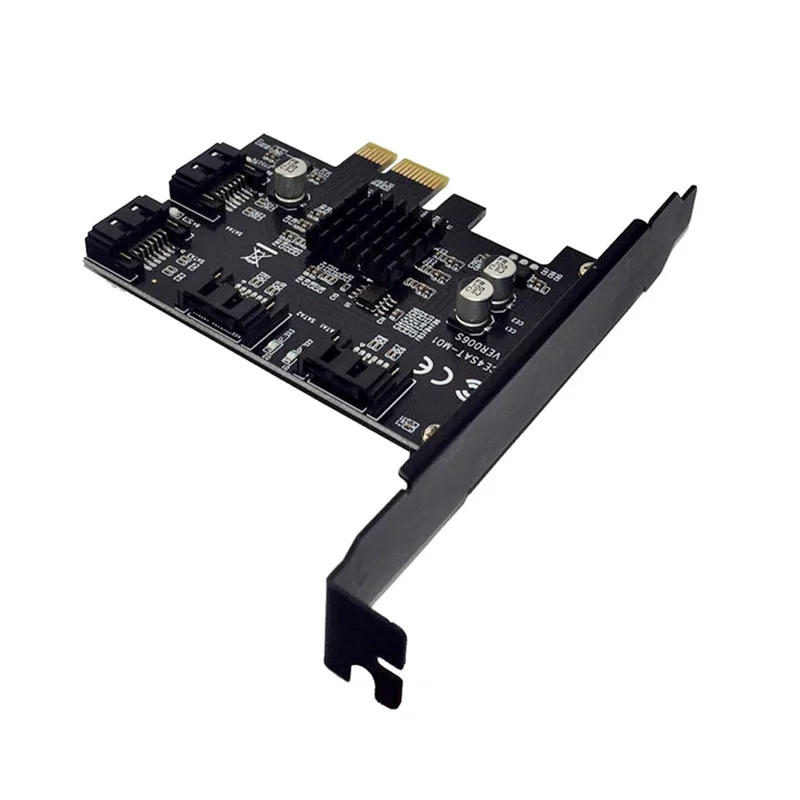 Плата расширения PCI-E для контроллера sata3.0 4 порта 6G плата IPFS жесткий диск mining card