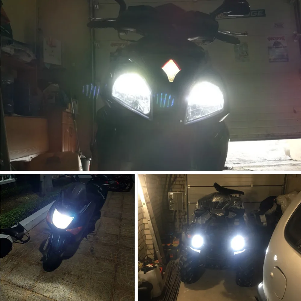 VooVoo Автомобильные фары BA20D / H4 LED HS1 COB мотоциклетные ближнего/дальнего света лампы