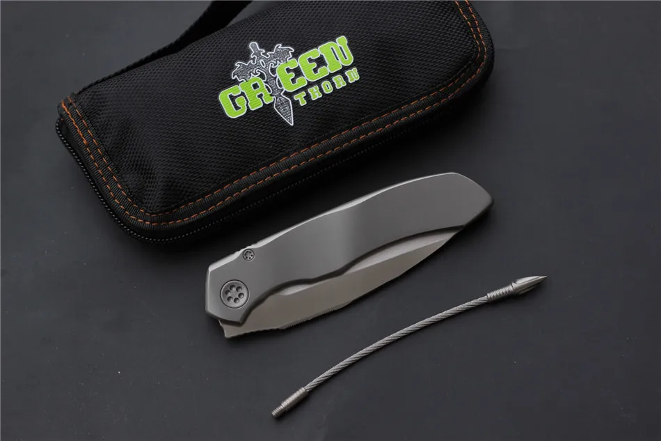 Складной нож knifeAnax с подшипником для кемпинга S35VN лезвие из титанового сплава