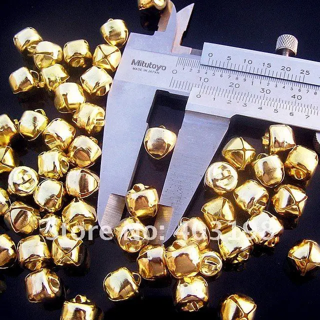 

Free Shipping! Pet bell,ornament,bell,christmas,christmas decoration,Golden 8mm,300pcs/lot