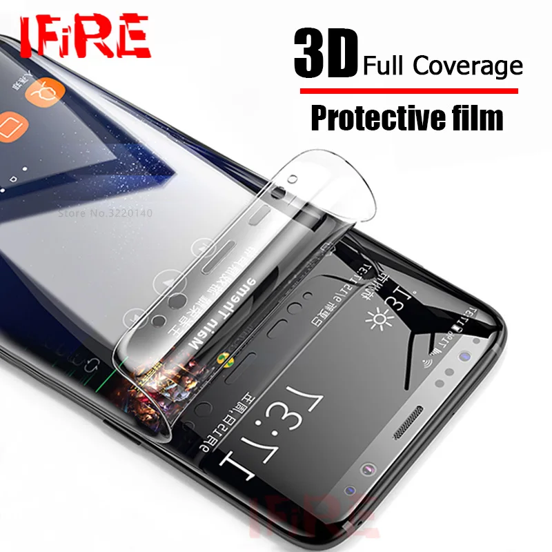 3D изогнутый протектор экрана для Samsung Galaxy S9 Plus S8 Note 8 S7 edge S6Edge мягкая полная