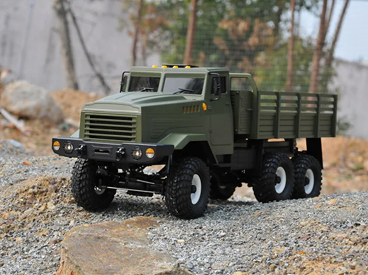 Крест полный военный грузовик 6x6 KC6 KC6E KC6L Неокрашенный Комплект кузова Май для 1/12