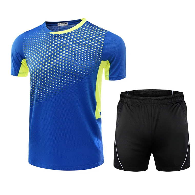 Одежда для бадминтона с бесплатным принтом Джерси мужчин и женщин одежда тенниса