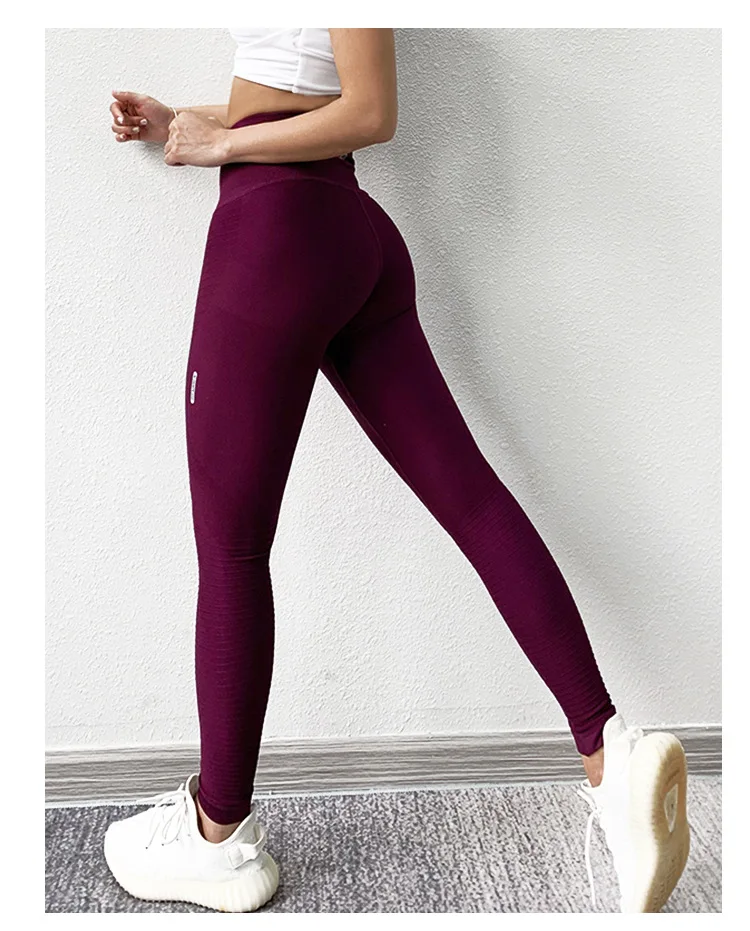 High Waist Sports Leggings Tummy Control Yoga Pant Fitness Clothes Outdoor Quick-drying Tight Running Trousers Women Hip Lifting