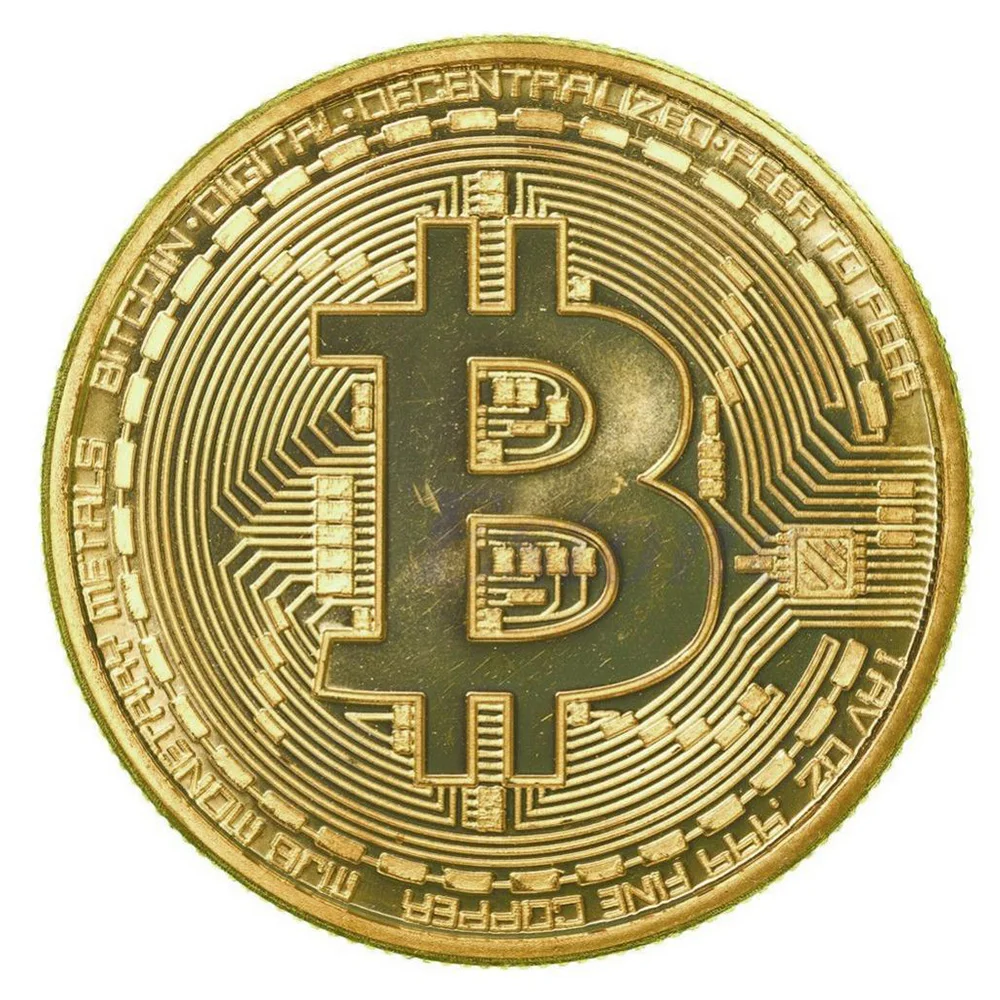 Позолоченный Биткойн монета брелок для ключей монета Биткоин художественная коллекция золотистый Серебристый с розой золотой цвет Бит монета дизайн кольца для ключей хороший подарок