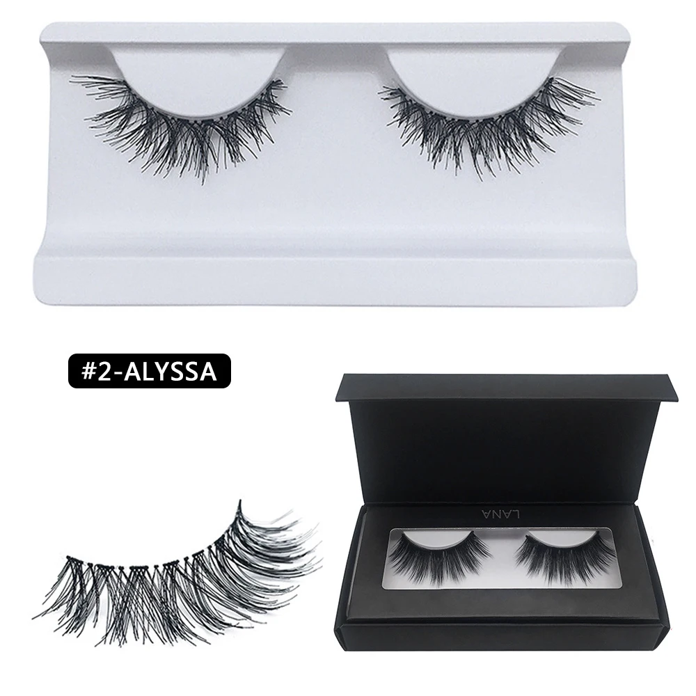 GLAMAR искусственные норковые ресницы мягкие 3D волосы натуральные длинные толстые