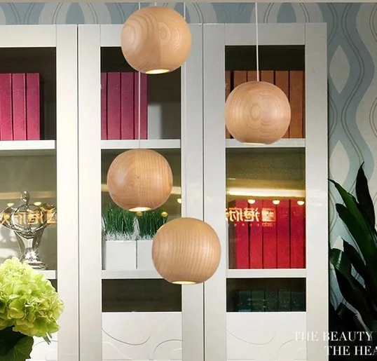 Скандинавское Дерево Искусство круглый шар Droplight современные светодиодные