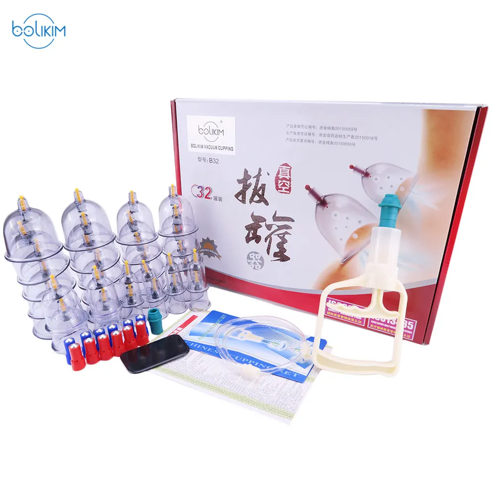 Набор банок для вакуумного массажа банки антицеллюлитного 32 шт.|vacuum cupping|massage