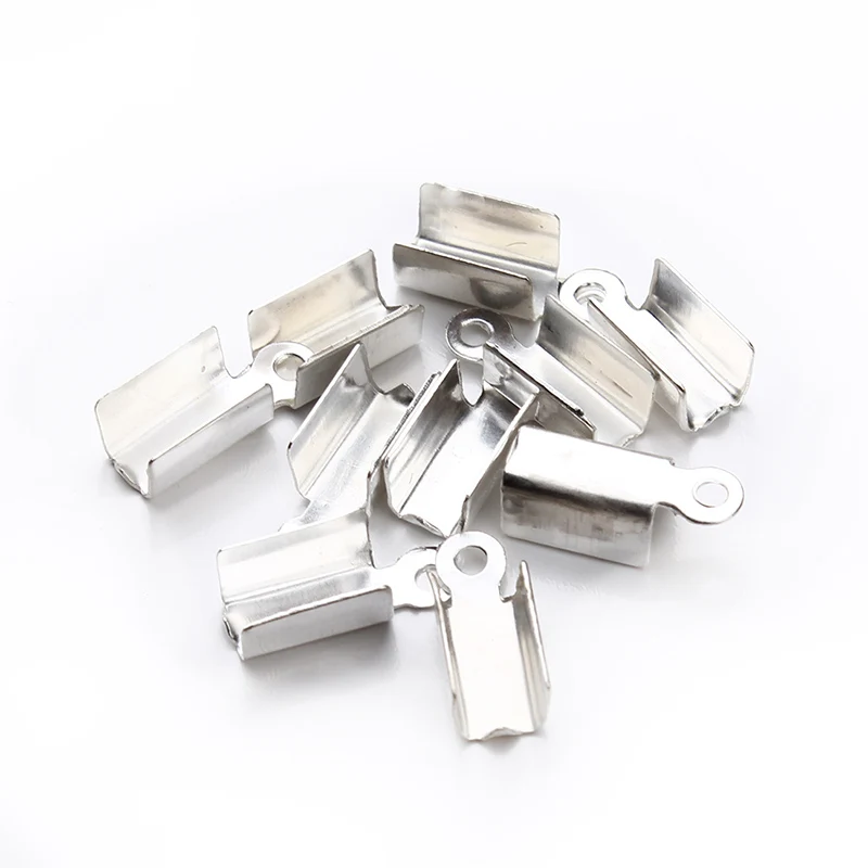 200 шт./лот обжимные концевые наконечники для ожерелья/шнура с концевыми