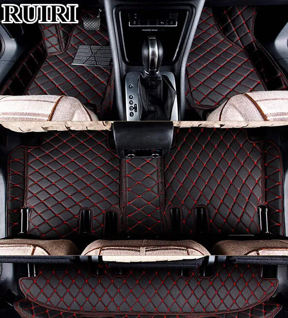 High quality mats! Custom special floor mats for Ford Expedition 7 seats 2018 2017 waterproof rugs durable carpets Free shipping |