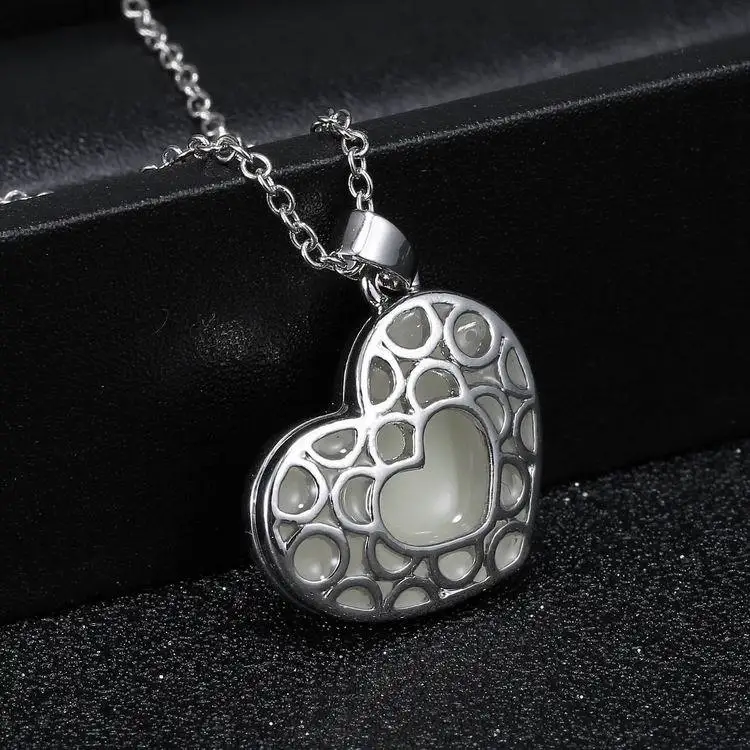 2015 Creative Accessories Women Fashion Collares Ladies Long Necklace Chain Charming Cute Blue Moon Heart Necklaces Pendants | Украшения и