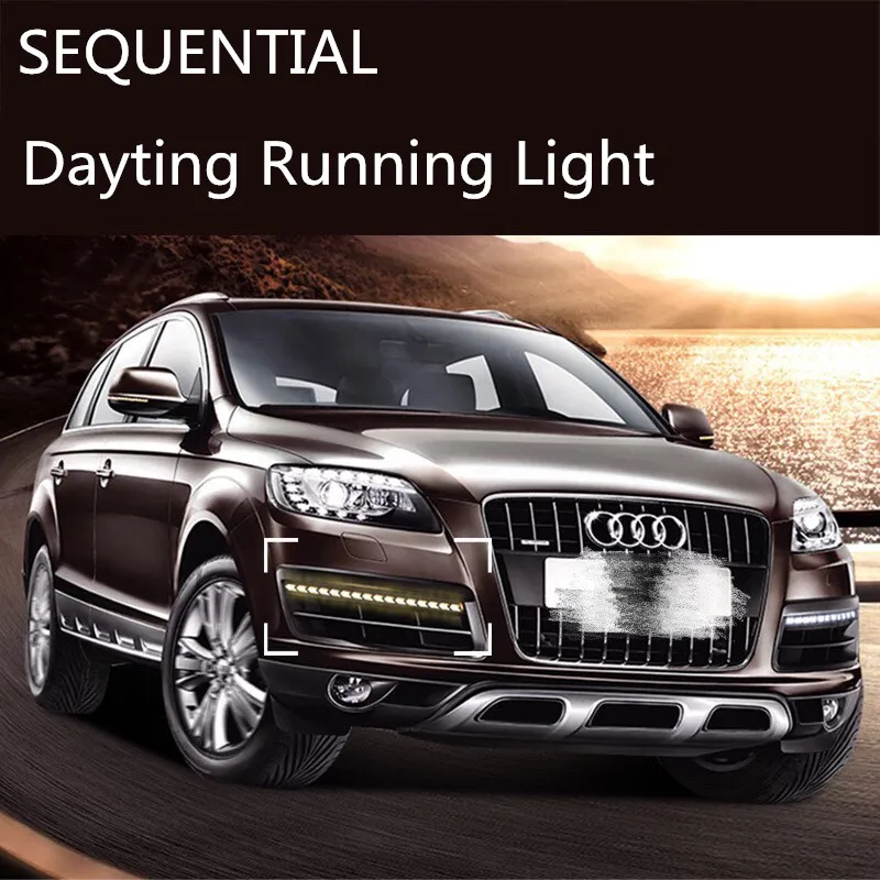 YM E Bright 2 шт. (1 пара) DRL 43 см IP65 M3 клей белый/янтарный динамический стример