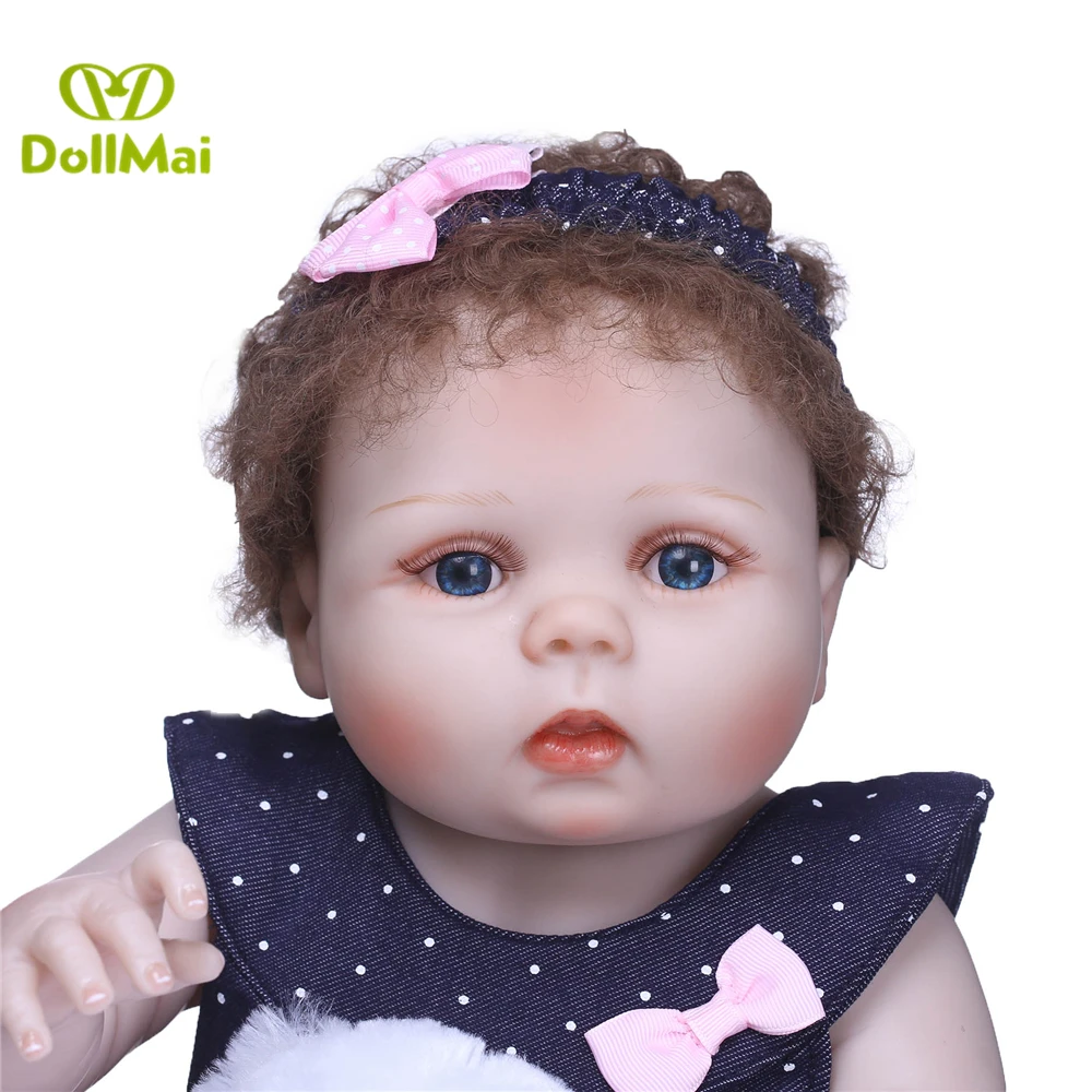 Новый дизайн 22 &quotПолное Тело силиконовый Bebes Reborn Girl 55 см винил новорожденный