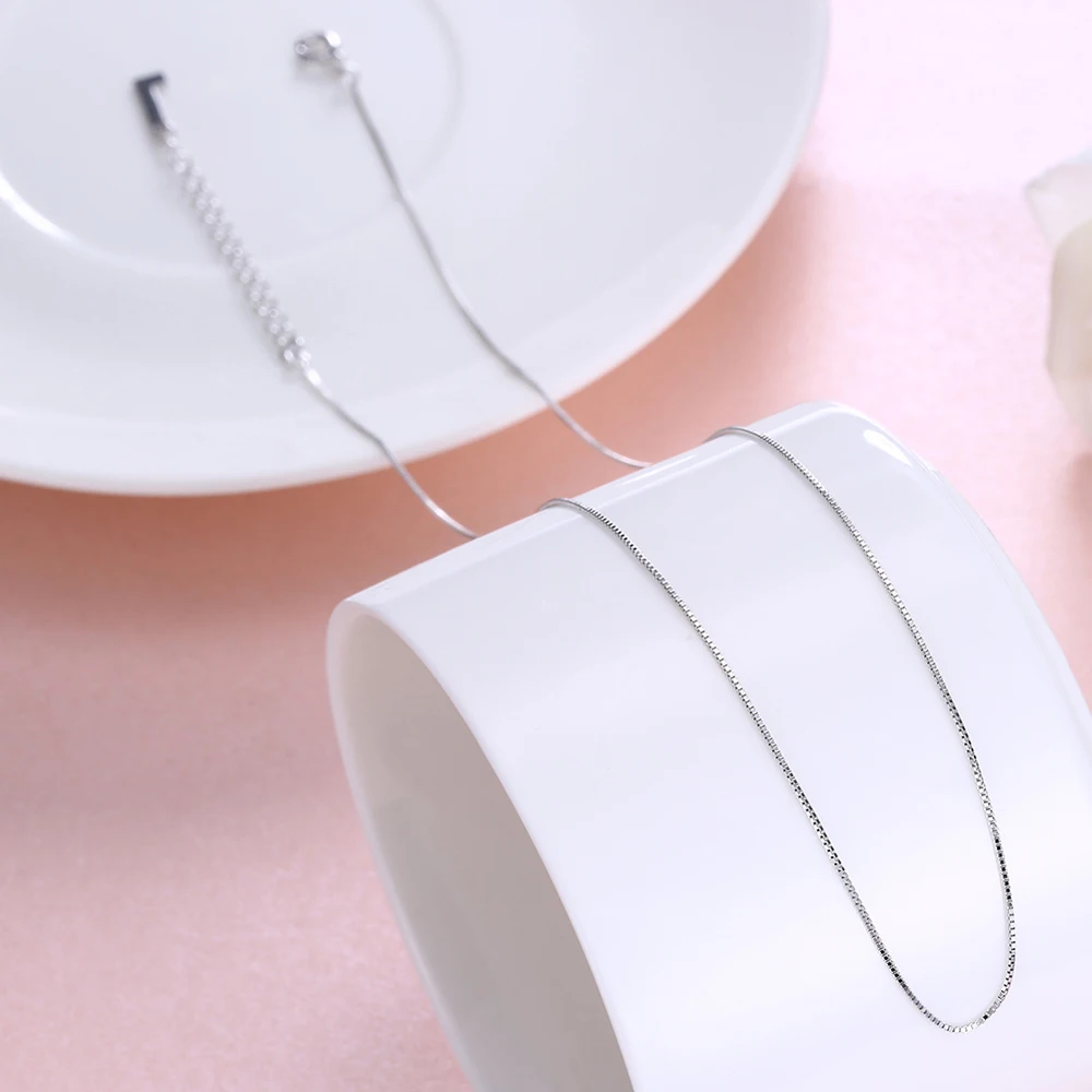 KASANIER 100% 925 sterling silver chain necklaces Hot sell Women necklace ladies free shipping | Украшения и аксессуары