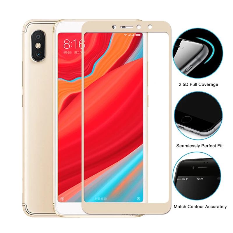 Для Xiaomi Redmi S2 закаленное стекло высокое качество безопасность 0 26 мм 9H Твердость