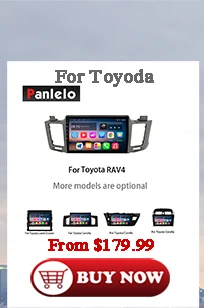 Panlelo Android 7,1 стерео 2 Din 10,2 дюймов для Toyota Corolla VIOS YARiS L Land Cruiser RAV4 Lewin Camry Prado Highlander