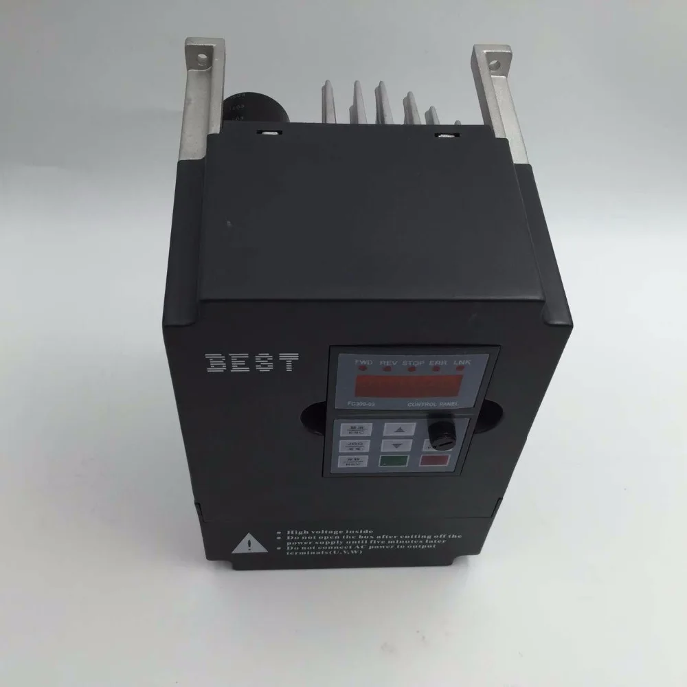 VFD инвертор 3kw 4HP 3 фазный 380V 0 1000Hz 8.0A для привода кВт Шпиндельный двигатель