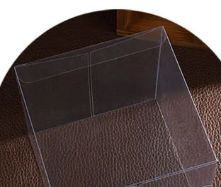 Коробка с логотипом на заказ дополнительная коробка из прозрачного ПВХ 90x90x90 мм