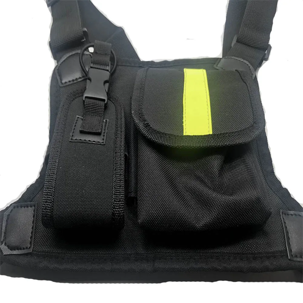 Radio Harness chest Front Pack Pouch Holster Carry bag for Baofeng UV-5R UV-82 UV-9R BF-888S TYT Motorola Walkie Talkie Wouxun